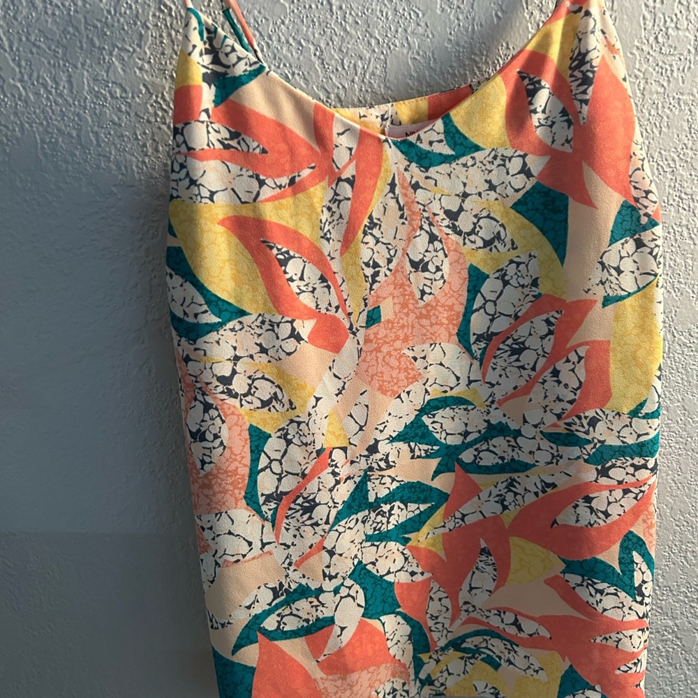 Nine West Multicolor Abstract Print Cami